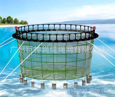离岸半潜式养殖平台offshore fish farm深海渔场养殖网箱圆形网箱海上养殖网箱